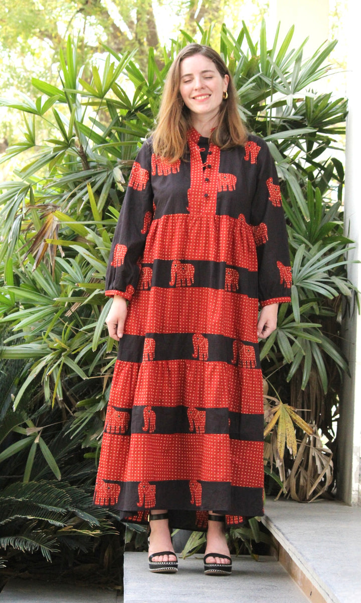 Elephant Print Dress