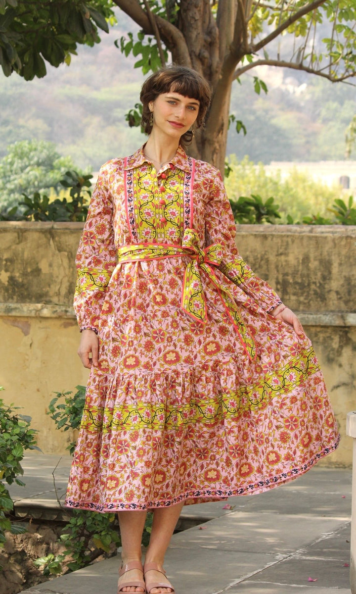 Peach Marigold Dress