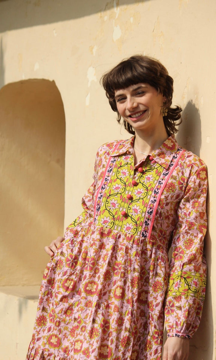 Peach Marigold Dress