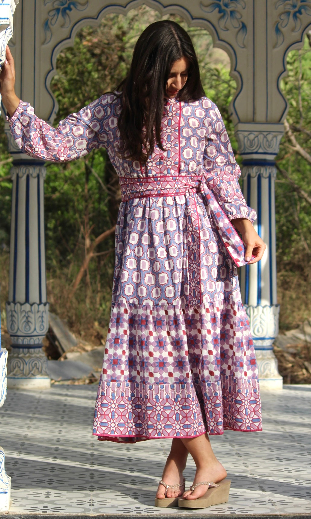 Bellflower Flounce Dress