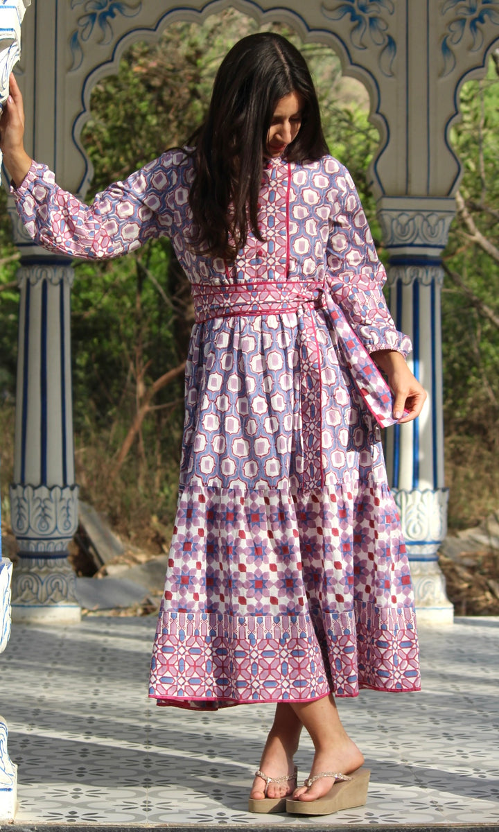 Bellflower Flounce Dress