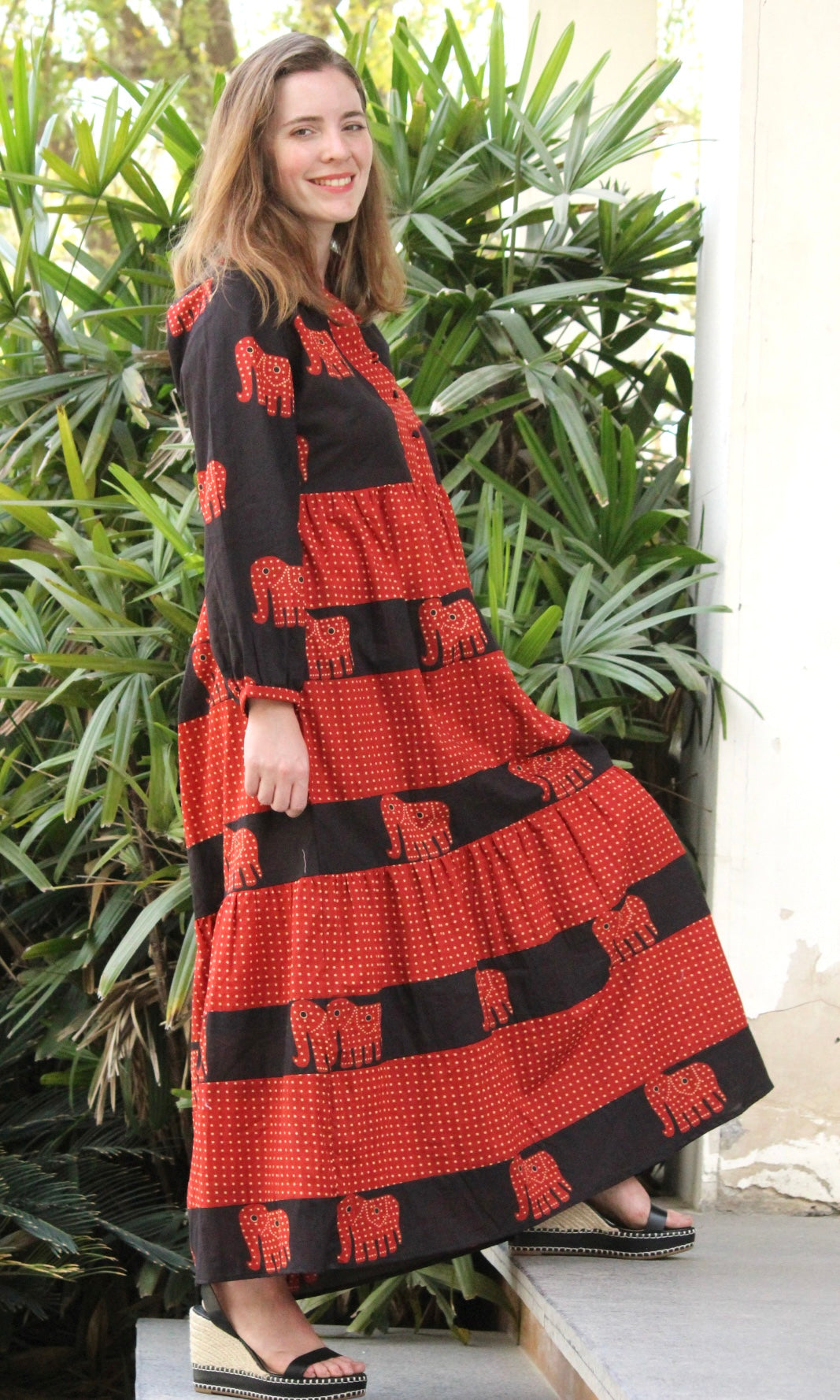 Elephant Print Dress