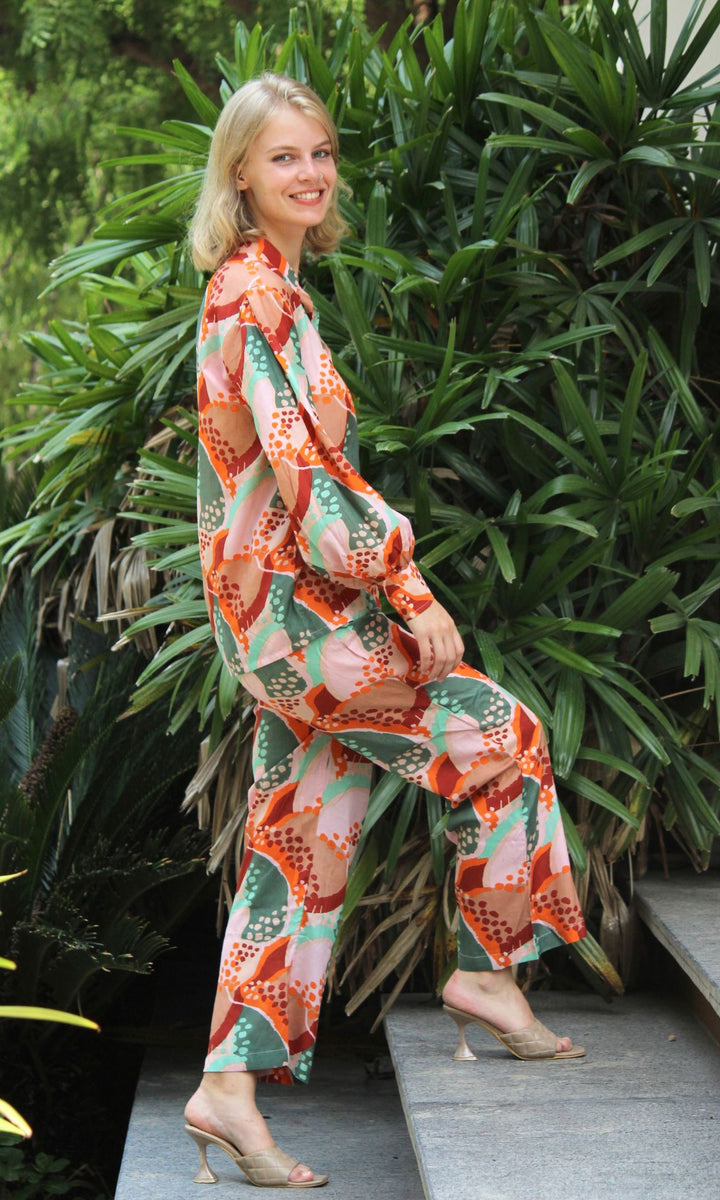 MAROON IRIS CO-ORD SET