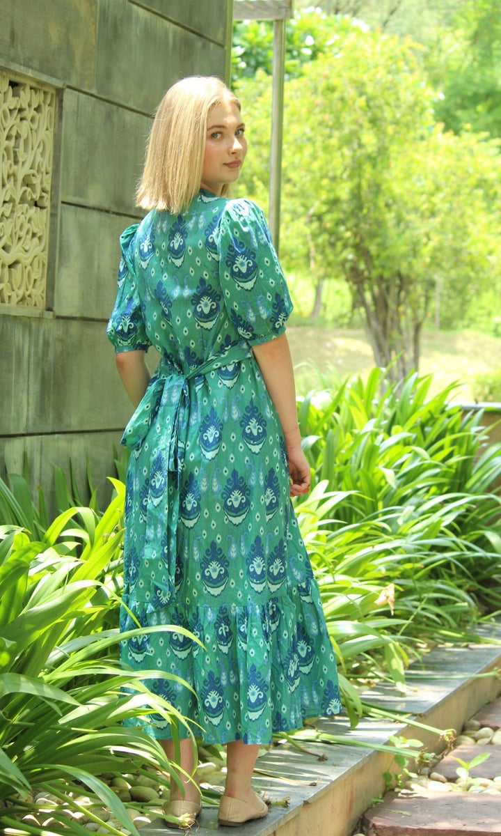 GREEN SILA DRESS