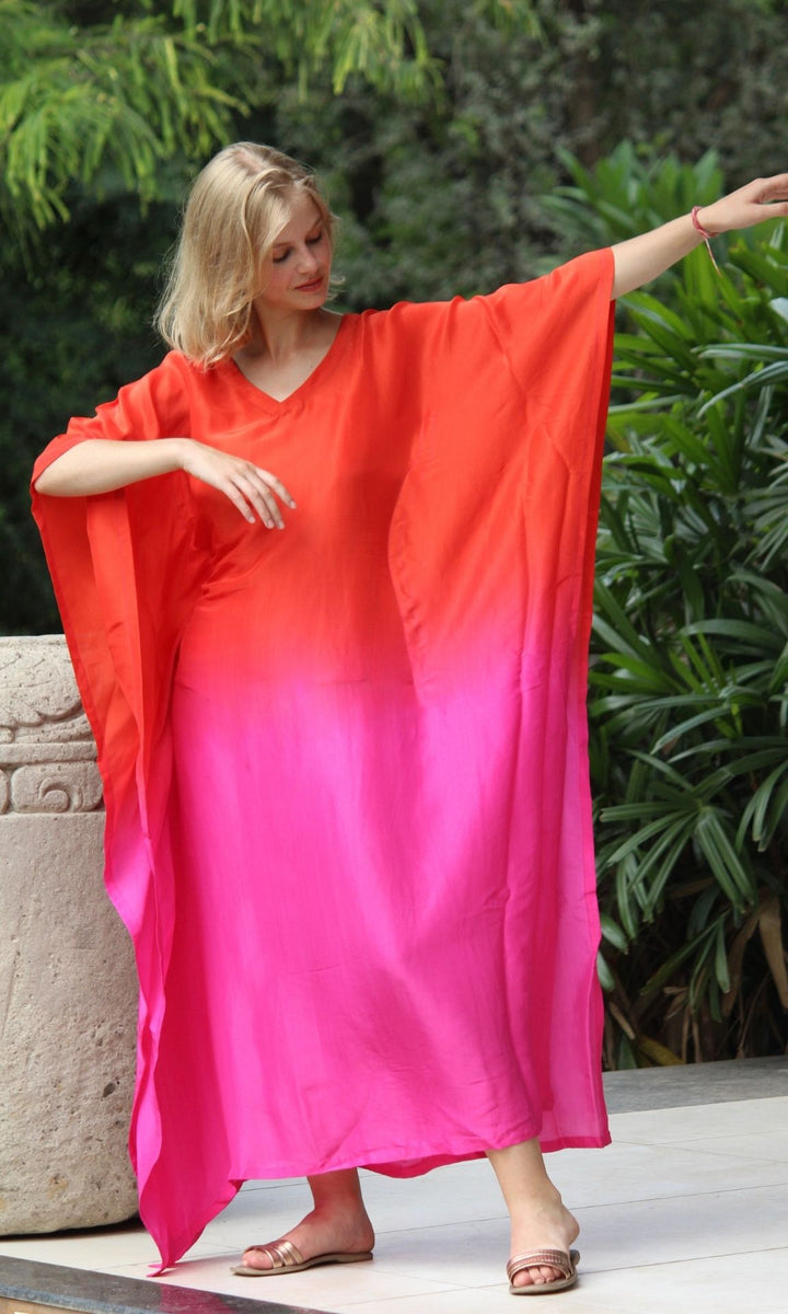 Ombre Kaftan Dress