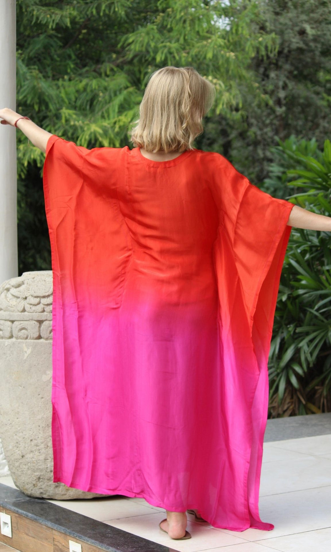 Ombre Kaftan Dress