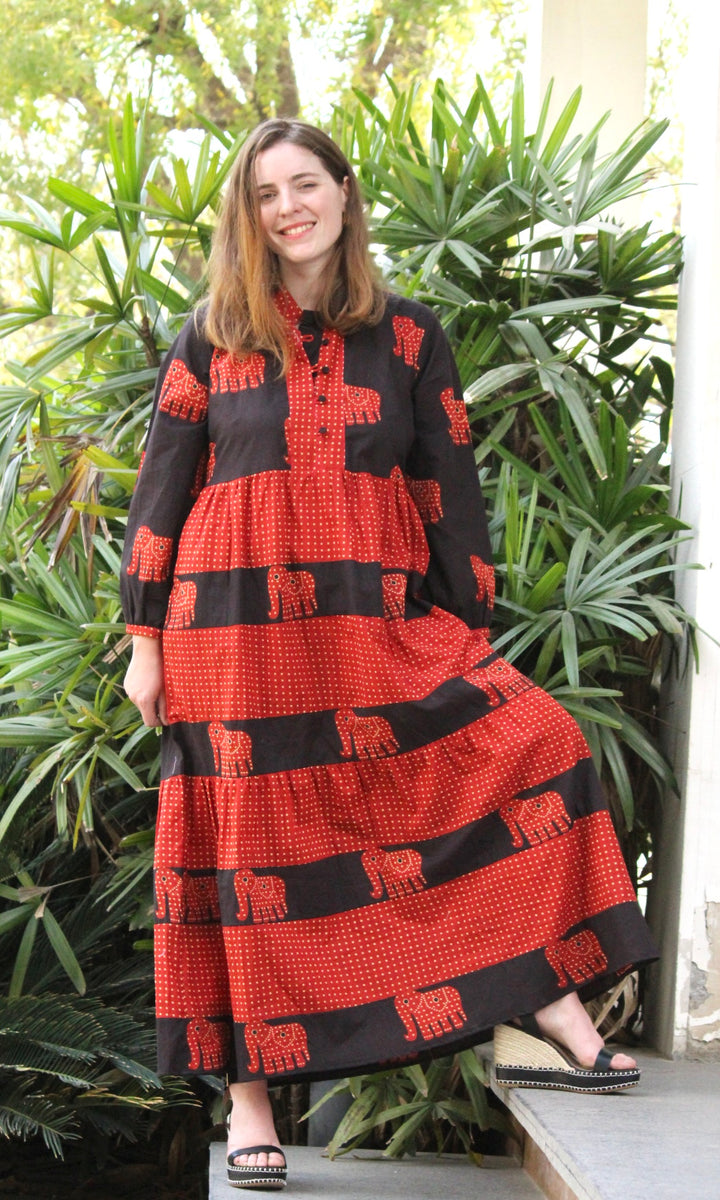 Elephant Print Dress
