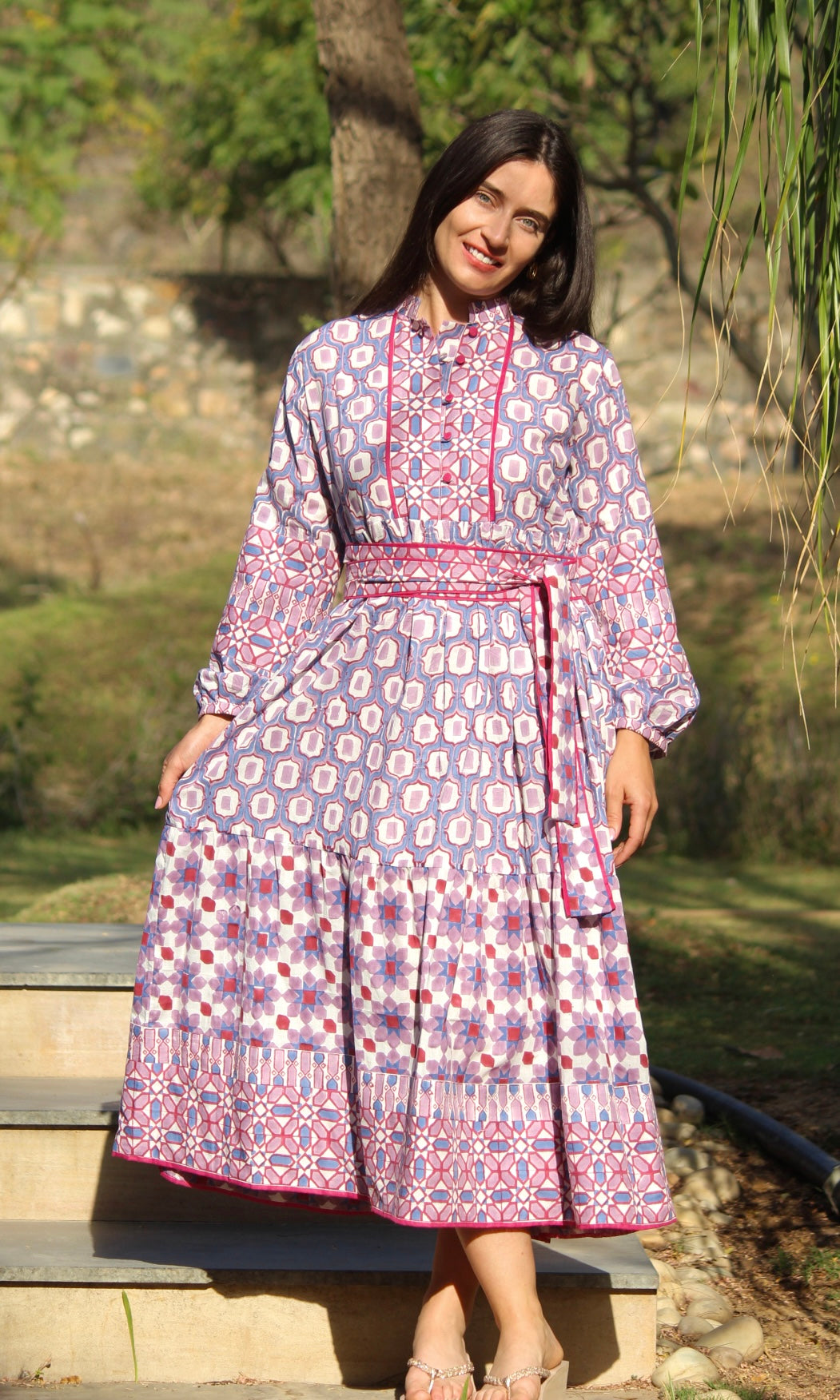 Bellflower Flounce Dress