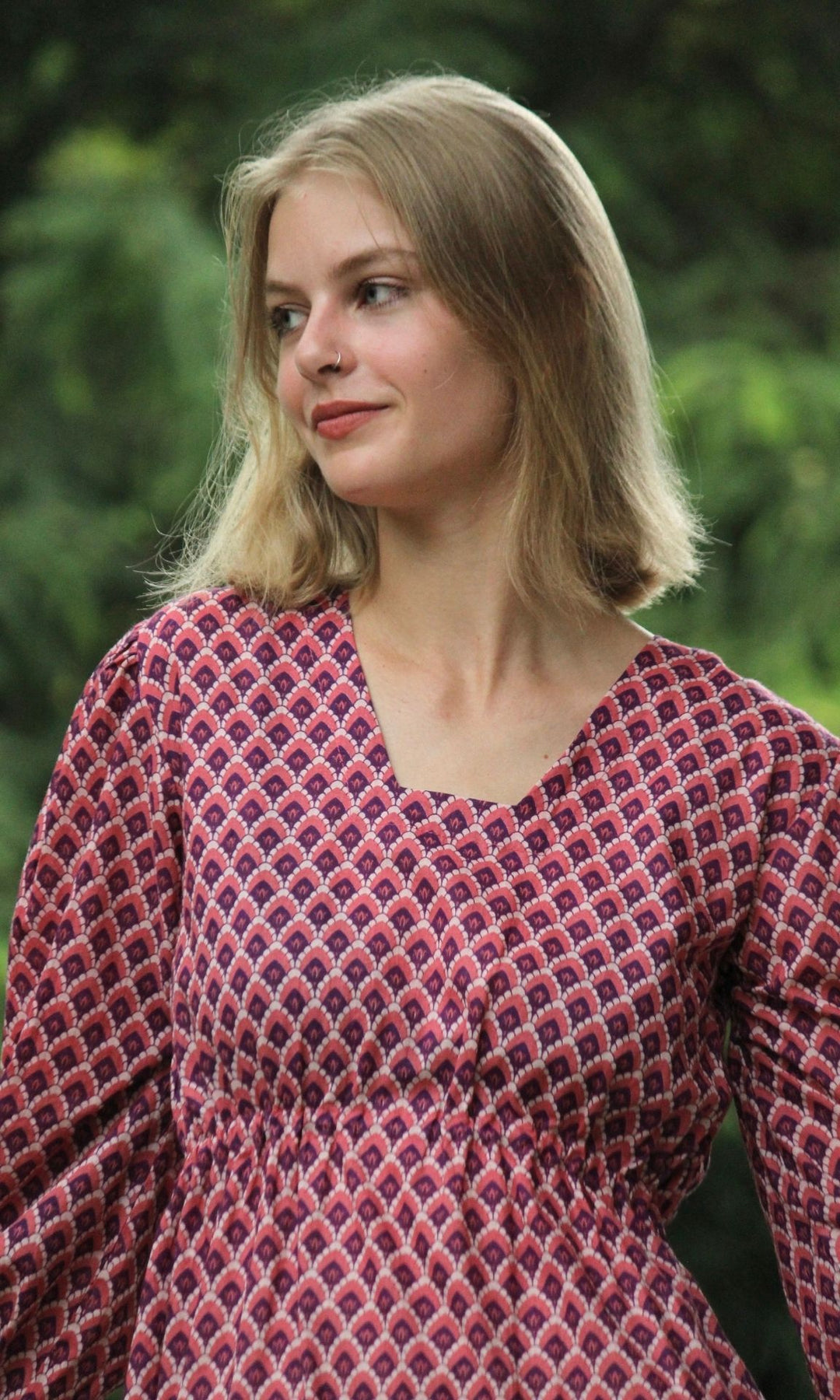 Hawa Mahal Flounce Dress