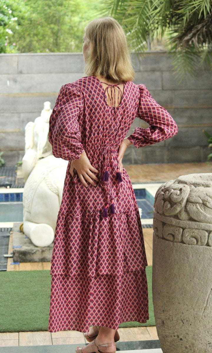 Hawa Mahal Flounce Dress