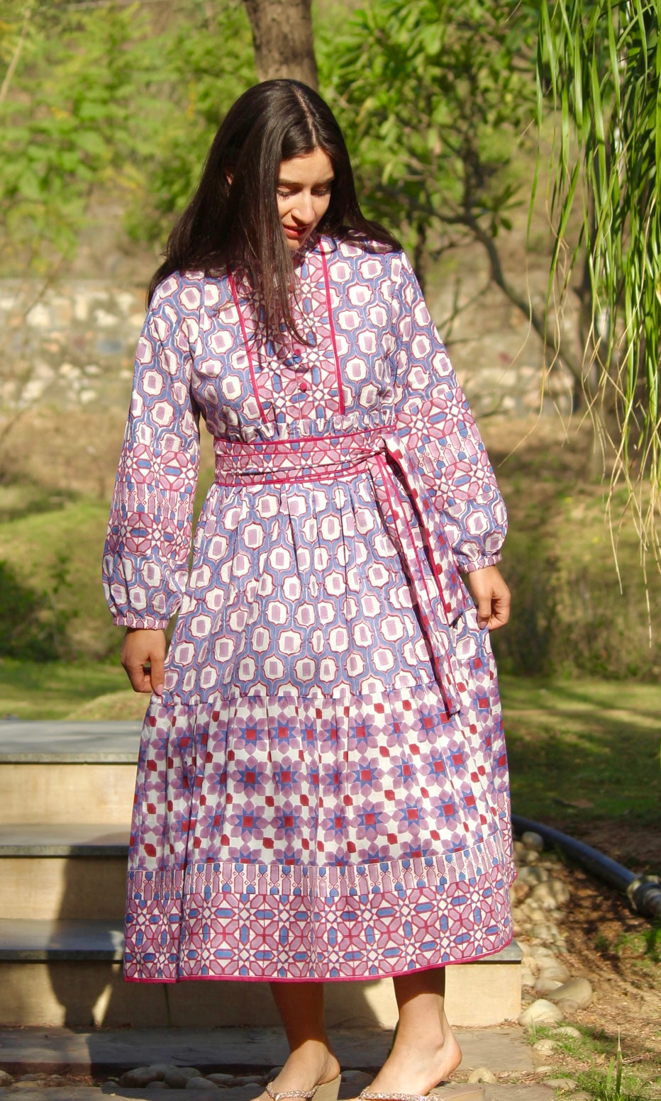 Bellflower Flounce Dress