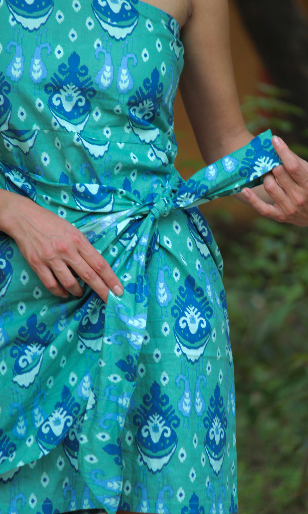 SILA GREEN SHORT DRESS