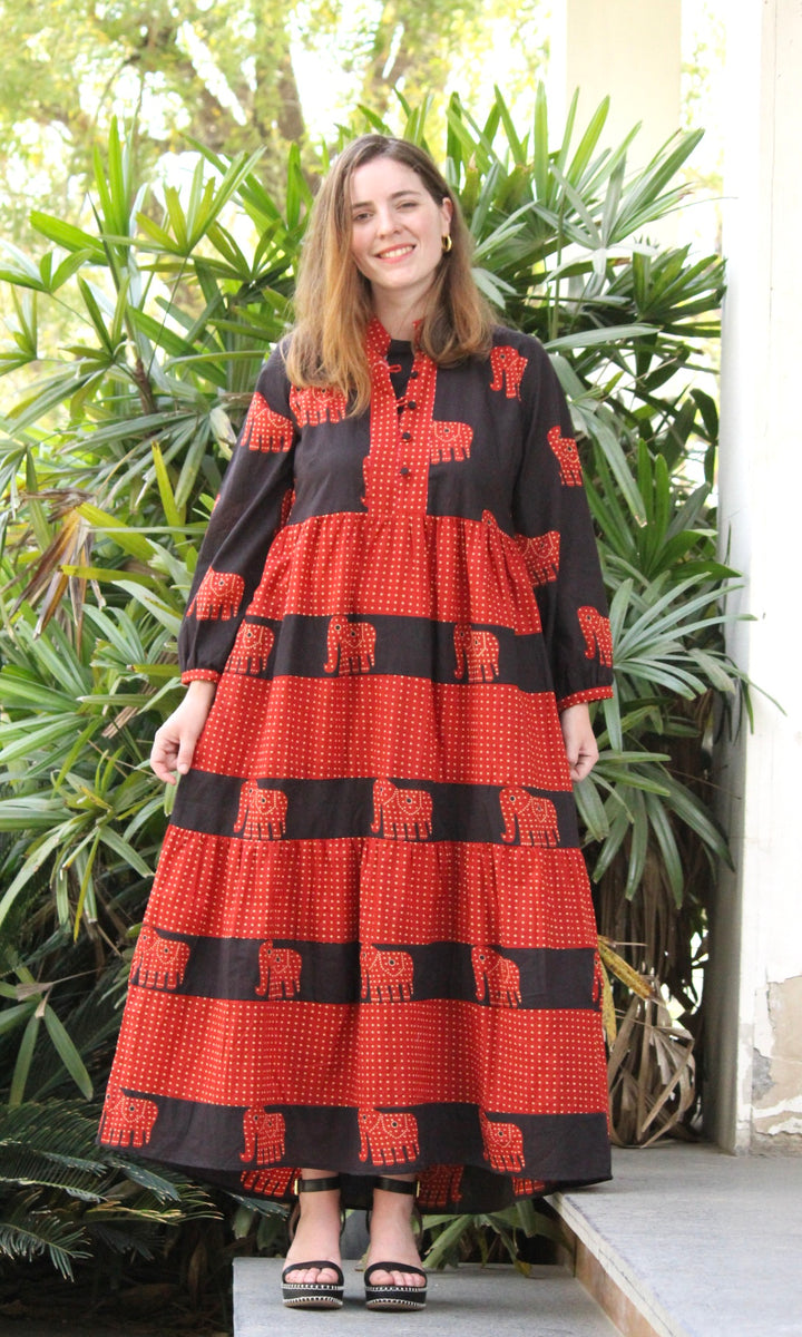 Elephant Print Dress