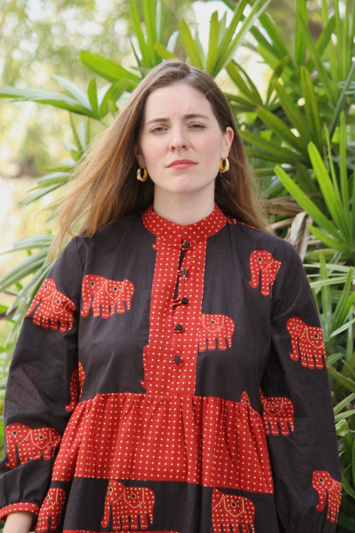 Elephant Print Dress